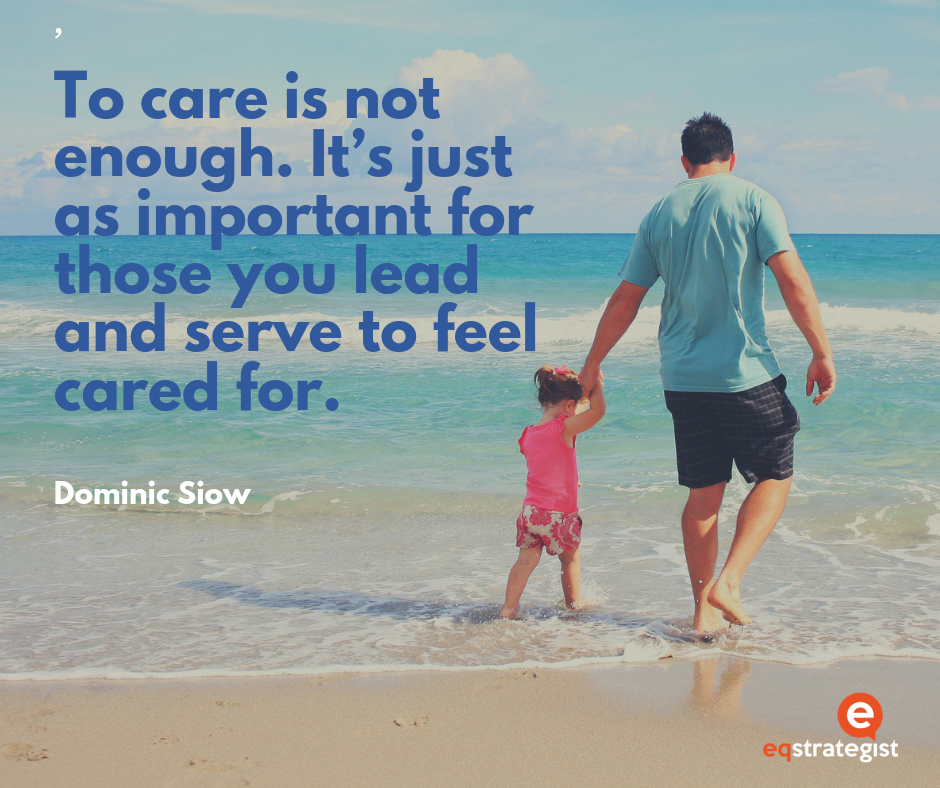 To care is not enough